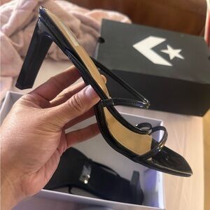 Dolce Vita Black Patent Heels